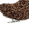 Northlight Sequined Bird with Feather Tail Christmas Clip-on Ornament - 6.5" - Bronze-tone - 3 of 4