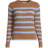 Lands' End Women's Drifter Modern Cable Crew Sweater - 3 of 3