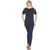 Women's Cut Out Shoulder Bexley Tunic Top - White Mark - 3 of 3