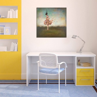 26" x 26" Boundlessness in Bloom Fantasy Canvas Art