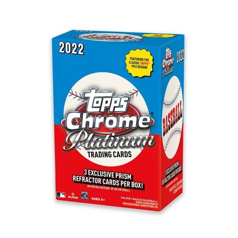 2022 Topps Mlb Chrome Platinum Trading Card Blaster Box : Target