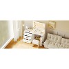 Okak Farmhouse Makeup Vanity with Mirror, Dressing Table Set with Adjustable Shelves,2 Drawers and Side Cabinet for Bedroom - 4 of 4