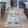 COZONY Vintage Washable Accent Rug, Non-Slip Distressed Medallion Carpet for Indoor Living Spaces - 4 of 4
