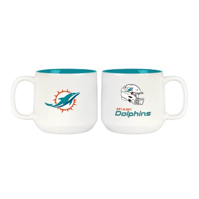 NFL Miami Dolphins Inner Color 2pk Mug - 15oz