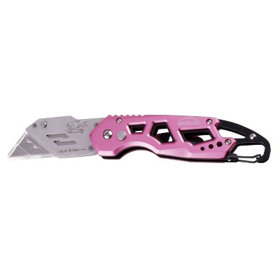 Cute Pink Mini Folding Knife Box Cutter EDC Tools Jackknife