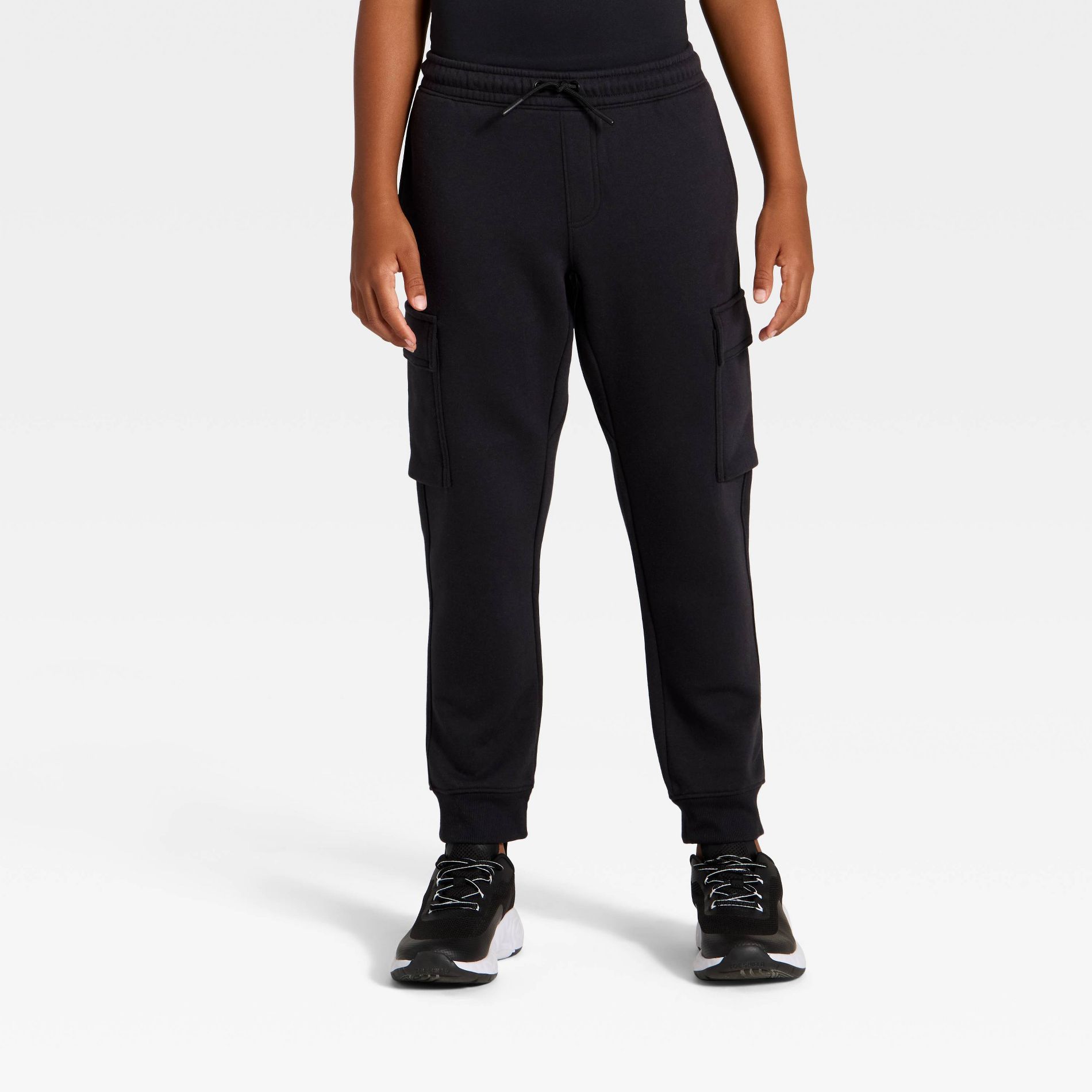 Boys' Active Comfort Fleece Cargo Jogger Sweatpants - All In Motion™