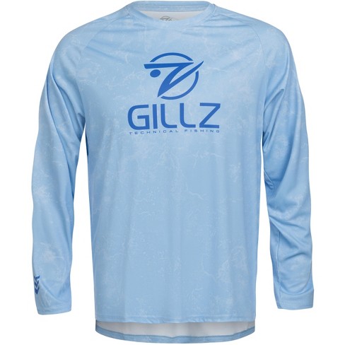 Gillz Contender Series Tek UV Long Sleeve T-Shirt - Powder Blue