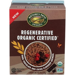 Nature's Path - Oatmeal Organic - Dark Chocolate Cocoa - Regenerative - Case of 6 - 8 oz - 1 of 1