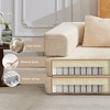 VASIP Compression Sofa, Convertible Floor Bed with Fixed Frame, Living Room and Bedroom Without Assembly Modular Chenille Loveseat - 2 of 4