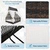 Outdoor Adjustable Daybed with Canopy & Cushions – PE Rattan, 4 Reclining Positions, Privacy Curtains – for, Poolside, Garden-- Frevyn - 4 of 4