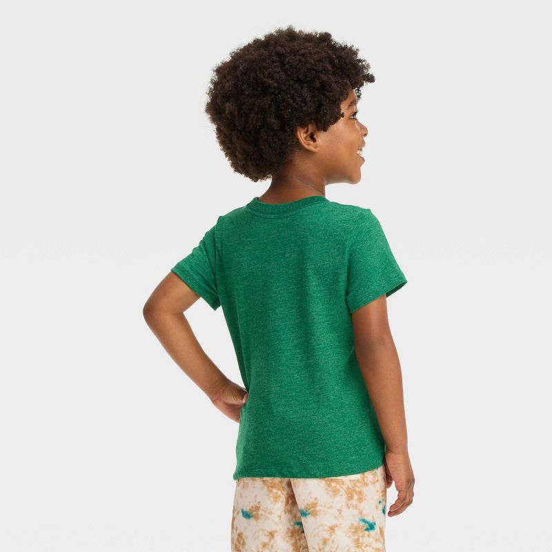 Toddler Boys&#39; Short Sleeve Dive Into Books Graphic T-Shirt - Cat &#38; Jack&#8482; Green, 4 of 5