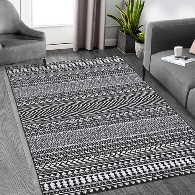 Modern Washable Hallway Runner,Bohemian Rugs ,Non-Slip Non-Shedding Kitchen Entrway Bathroom Floor Mat for Living Room Bedroom