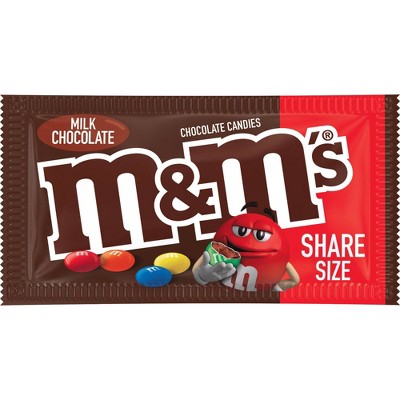 M&M'S Plain Snack Size Candy -22 Count Fun Size