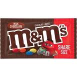 M&ms Crunchy Cookie Milk Chocolate Candy, Sharing Size – 7.4oz : Target