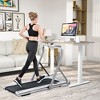 Costway 48'' Sit Stand Desk Adjustable Standing Workstation w/Crank Handle - 4 of 4