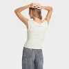 Women's Slim Fit Square Neck Ribbed T-Shirt - Universal Thread™ - 2 of 4