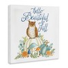 Stupell Industries Beautiful Fall with Owl Canvas Wall Art - 3 of 4