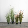 Sullivans Artificial 72" Onion Grass Potted - 2 of 2