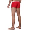 Lars Amadeus Men's Solid Color Elastic Waist Summer Pool Swimwear Shorts 2 Packs - 3 of 4