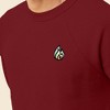 Dalix Fire (Glow In The Dark) Embroidered Fleece Sweatshirt Pullover Mens - 4 of 4