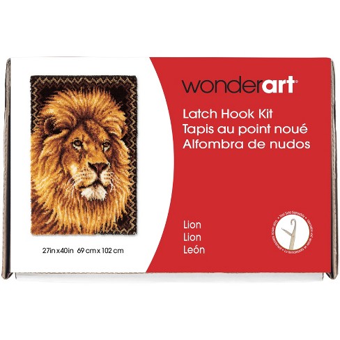 Wonderart Treble Clef Latch Hook Kit, 12 x 12
