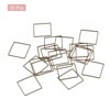 Unique Bargains Square Hollow Open Bezel Linking Ring for Jewelry Making 20 Pcs - 3 of 4