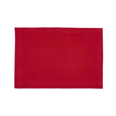 Bordeaux Faux Leather Placemats, Set of 4