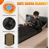 Tangkula Infrared Sauna Blanket w/ Sleeves Wraps 90-180°F Temp Range 30-90Min Timer - 2 of 4