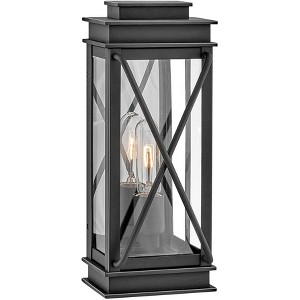 Hinkley Montecito 15" High Museum Black Outdoor Wall Light - 1 of 1