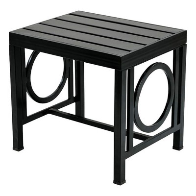 Carolina Living Grammercy Outdoor Side Table - Black