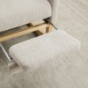 25.4" Boucle Rocking Chair with Retractable Footrest and Side Pocket - 4 of 4