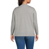 Lands' End Women's Long Sleeve Cotton Interlock Crew T-Shirt - 2 of 3