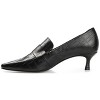 Journee Collection Womens Celina Kitten Heel Loafer Square Toe Pumps - 2 of 4