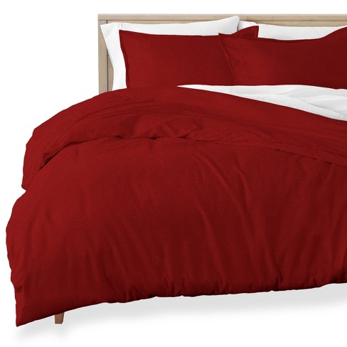 Queen Duvet Cover Sham Set By Bare, Red Flannel Duvet Cover Queen