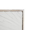 Olivia & May Set of 2 Wood Abstract Wavy Textured Wall Decors with Distressed Wood Frames White: Fir & MDF, Modern Style, Dry Clean Only - 3 of 4