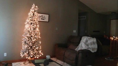 Gold Metal Rotating Christmas Tree Stand for 9ft Trees