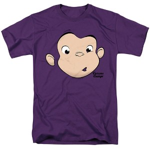 Men's Curious George George Face T-Shirt - 1 of 4