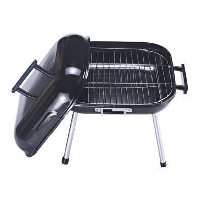 J&V TEXTILES 14 Inch Portable BBQ Square Grill