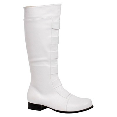 target white gogo boots
