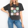 Simply Sage Market Checkered Flowers Boxy Crop Top - 2 of 4