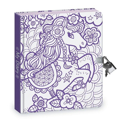 MindWare Pretty Pony Coloring Diary - Stationery