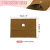 Unique Bargains Earrings Necklaces Rings Velvet Pouches Snap Button Portable Jewelry Storage Bag 4 Pcs - 2 of 4