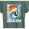 Women's - My Little Pony - Character Block Rainbow Dash Short Sleeve Graphic T-Shirt - 2 of 4