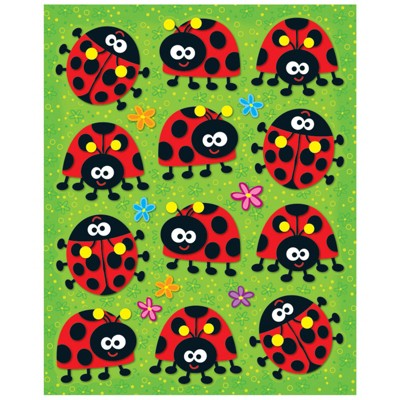 Carson Dellosa Education Ladybugs Shape Stickers, Pack of 72 (Pack of 10)