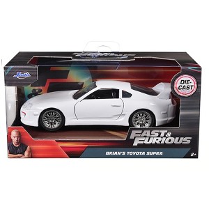 Brian's Toyota Supra White "Fast & Furious 7" (2015) Movie 1/32 Diecast Model Car by Jada - 1 of 4