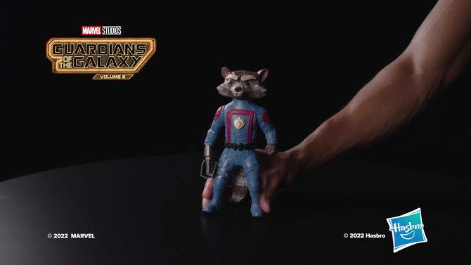 Marvel Guardians of the Galaxy Feature Figure Rocket, 2 of 14, play video