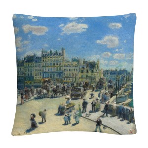 Pierre Renoir 16 X 16 Decorative Throw Pillow by Trademark Fine Art - 1 of 4
