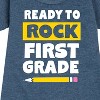 - Instant Message - Ready To Rock First Grade Graphic Short Sleeve Fleece Dress - 2 of 4