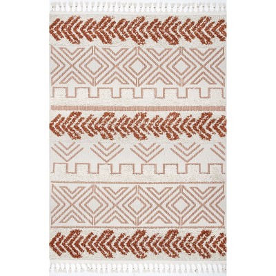 Nuloom Zuri Shaggy Banded Indoor Area Rug