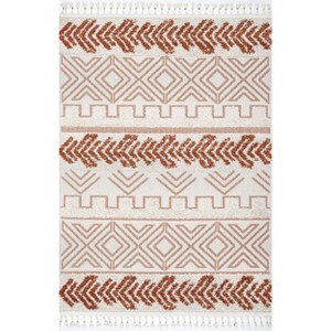 Nuloom Zuri Shaggy Banded Indoor Area Rug - 1 of 4